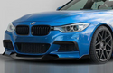 BMW F30 3 series Carbon Fiber MAD Front Upper Splitters