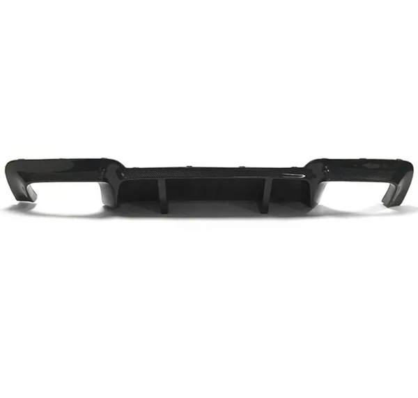 BMW F10 5 Series Carbon Fiber V Style Diffuser