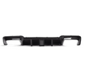 BMW F10 5 Series Carbon Fiber V Style Diffuser With LED Brake Light
