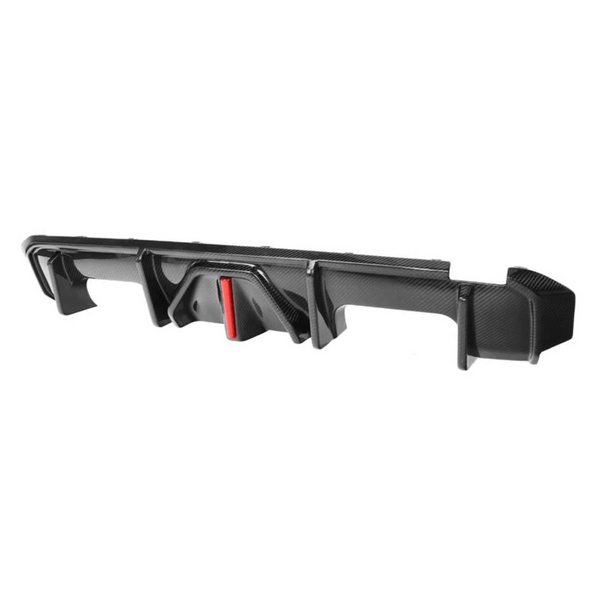 BMW G8X M3 M4 Carbon Fiber AK Style Diffuser with Brake Light
