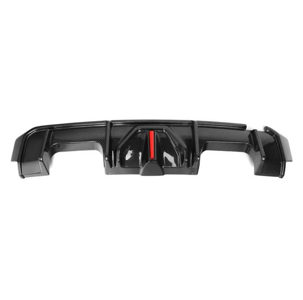 BMW G8X M3 M4 Carbon Fiber AK Style Diffuser with Brake Light