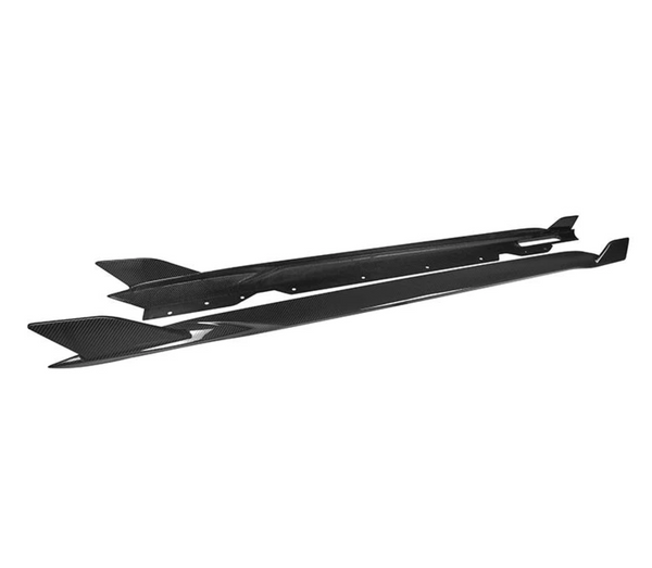 BMW G22 4 Series Carbon Fiber SQ Style Side Skirts