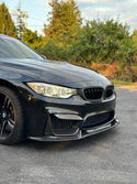 F8X M Performance Style Carbon Front Lower Splitters