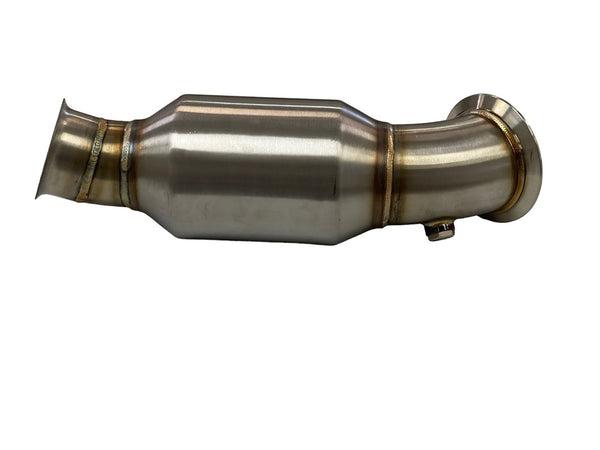 MAD N55 Catted Downpipe BMW M135 M235 M2 335 435 4.0"