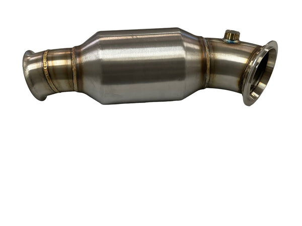 MAD N55 Catted Downpipe BMW M135 M235 M2 335 435 4.0"
