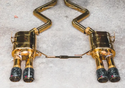 Golden Valved Race Exhaust System With 1x1 Carbon Tips - E9X M3