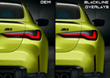Blackline Rear Reflector Overlay Kit - G8X