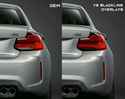 Blackline Taillight Overlay Kit - F22/F87 LCI