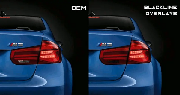 Blackline Taillight Overlay Kit - F30/F80 LCI