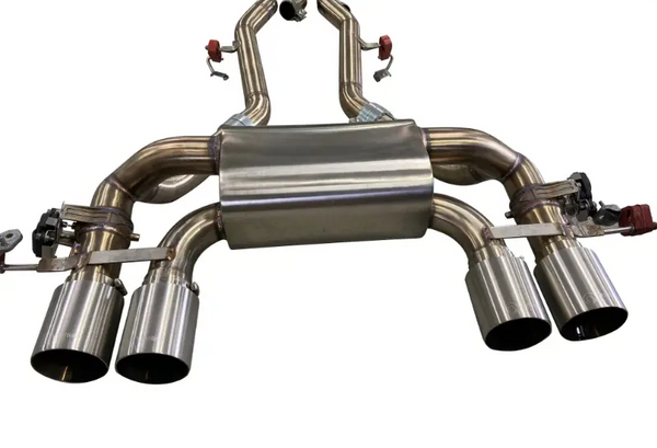S58 Axle-Back Exhaust With Stainless Brushed Tips
