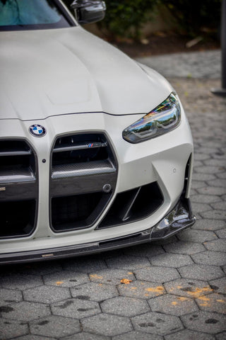 BMW G80 M3, Carbon Fiber Front Lip, Carbon Fiber Grille, Laser Headlights, BMW, M3, Carbon Fiber, Dry Carbon