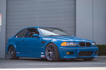 BMW E46 M3, Laguna Seca Blue, E46 Wheels, Carbon Fiber, Coilovers