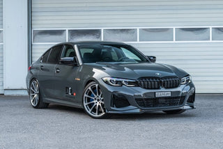 BMW G20 3 Series, Carbon Fiber Front Lip, Catless Downpipes, Exhaust, Carbon Fiber Diffuser