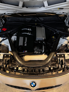 BimmerTrend S55 3.5” Silicone Front Mount Intakes - 0