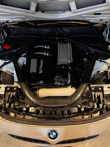 BimmerTrend S55 3.5” Silicone Front Mount Intakes - 0