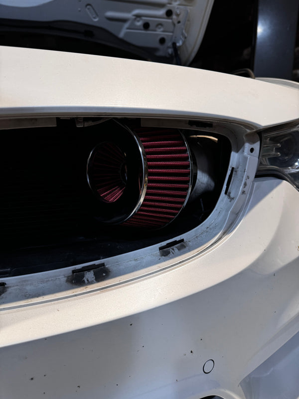 BimmerTrend S55 3.5” Silicone Front Mount Intakes