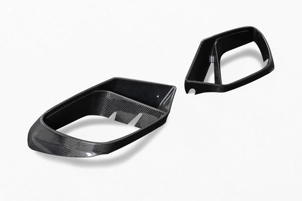 BRS Style Carbon Fiber Fog Lamp Covers - Mercedes Benz X290 GT43 / GT50 / GT53 / GT63 AMG