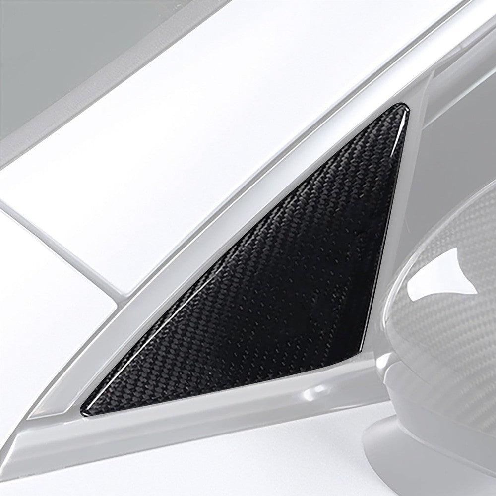 Carbon Fiber A-Pillar Triangle Trims - Mercedes Benz W177 A-Class & W1 ...