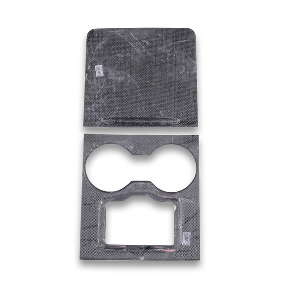 Carbon Fiber Center Console Cover - Tesla Model 3 & Y