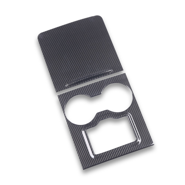 Carbon Fiber Center Console Cover - Tesla Model 3 & Y