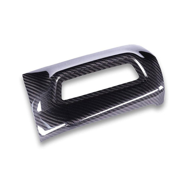 Carbon Fiber Headlight Switch Cover - Toyota A90 Supra