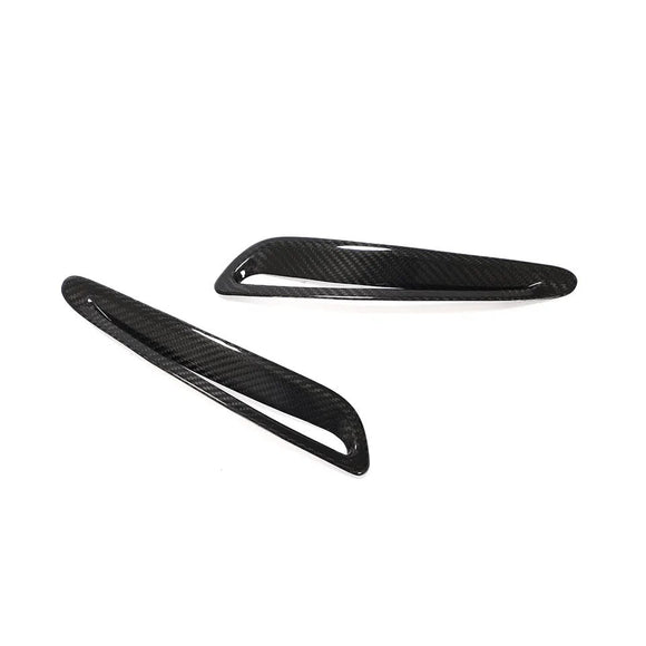 Carbon Fiber Hood Vent Scoop Trims - Toyota A90 Supra