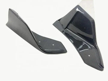 AG Style Carbon Fiber Rear Canard Splitters - Toyota A90 GR Supra - 0