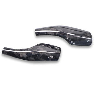 Carbon Fiber Shift Stalk Covers - Tesla Model 3 & Y