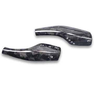 Carbon Fiber Shift Stalk Covers - Tesla Model 3 & Y