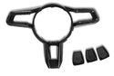 Carbon Fiber Steering Wheel Trim - Porsche 992 Carrera