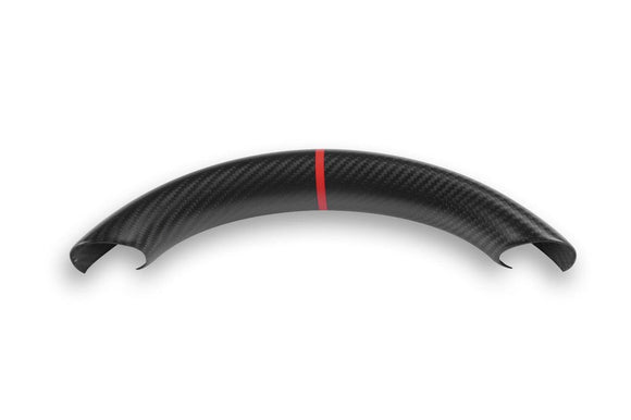 Carbon Fiber Steering Wheel Upper Cover - Tesla Model 3 & Y