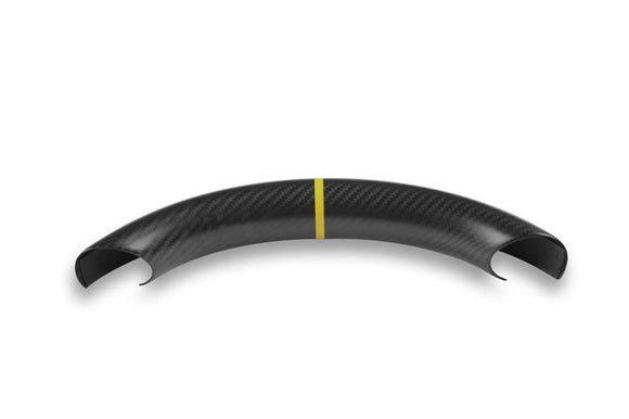 Carbon Fiber Steering Wheel Upper Cover - Tesla Model 3 & Y