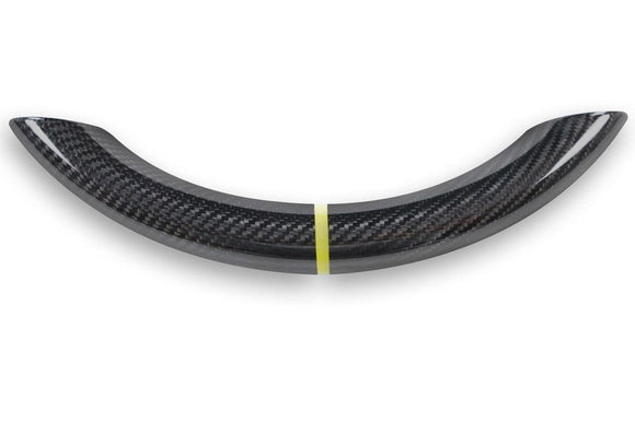 Carbon Fiber Steering Wheel Upper Cover - Tesla Model 3 & Y