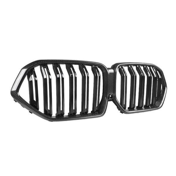 Dual Slat Carbon Fiber Front Grilles - BMW F95 X5M