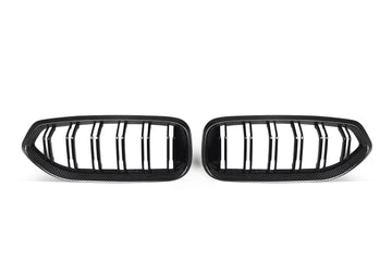 Dual Slat Carbon Fiber Front Grilles - BMW G29 Z4