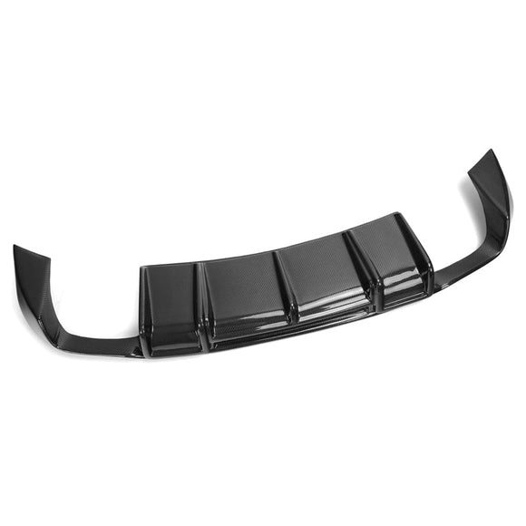 KB Style Carbon Fiber Rear Diffuser - Audi RS3 / S3 / A3 S Line