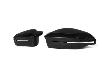 M Style Carbon Fiber Mirror Caps - BMW G60 5 Series & G70 7 Series