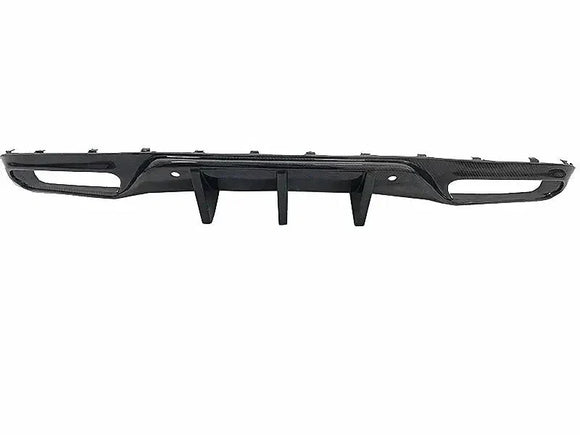 MC Style Carbon Fiber Rear Diffuser - Mercedes Benz W205 C63 AMG C-Class