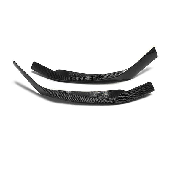 MP Style Carbon Fiber Front Low Splitters - BMW G30 5 Series