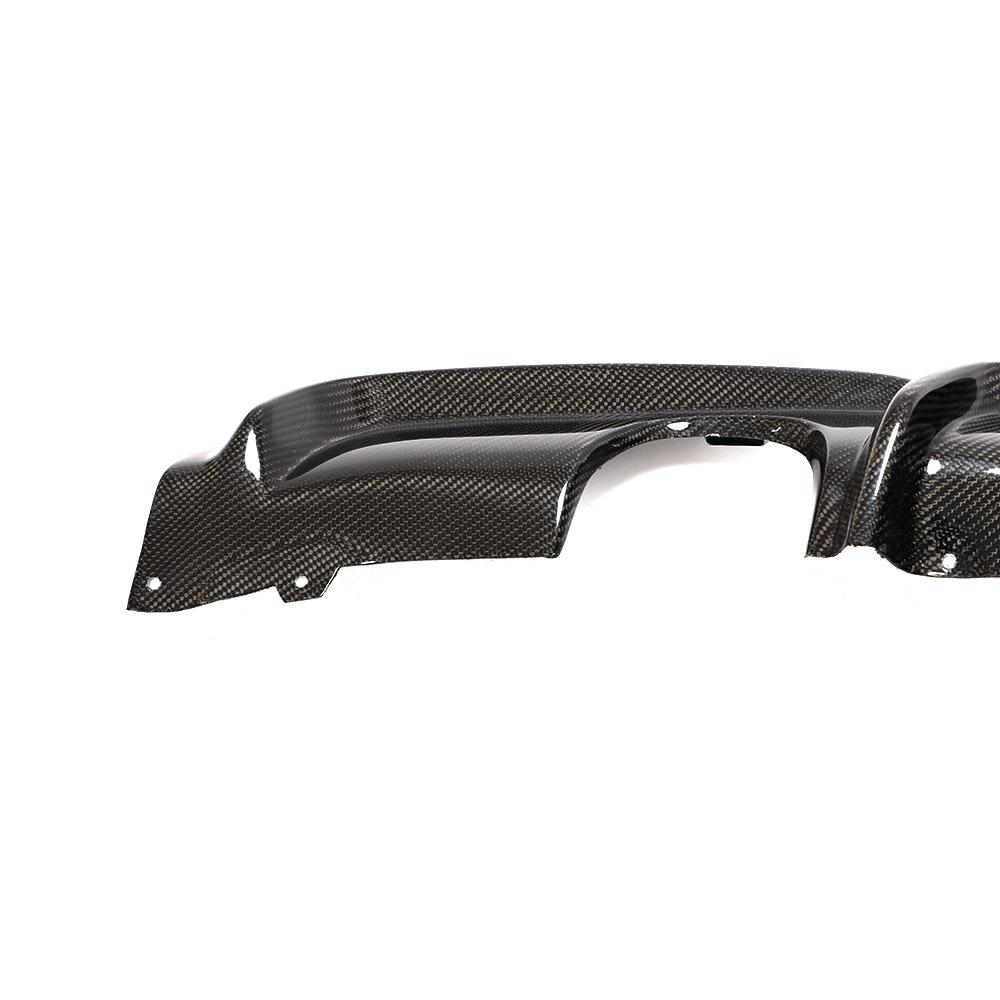MP Style Carbon Fiber Rear Diffuser w/ Brake Light - BMW F30 3 Series ...