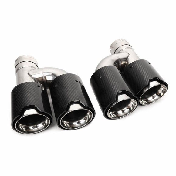 MP Style Carbon Fiber 'h" Exhaust Tip for BMW