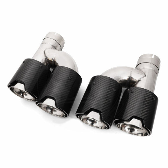 MP Style Carbon Fiber 'h" Exhaust Tip for BMW