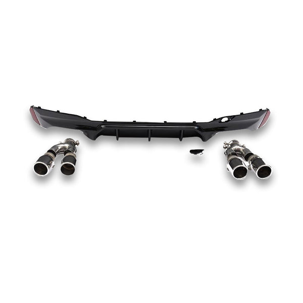PP Rear Diffuser w/ Exhaust tips - BMW G30 / G38 5 Series