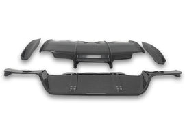 PSM Style Carbon Fiber Rear Diffuser - BMW F06 / F12 / F13 M6