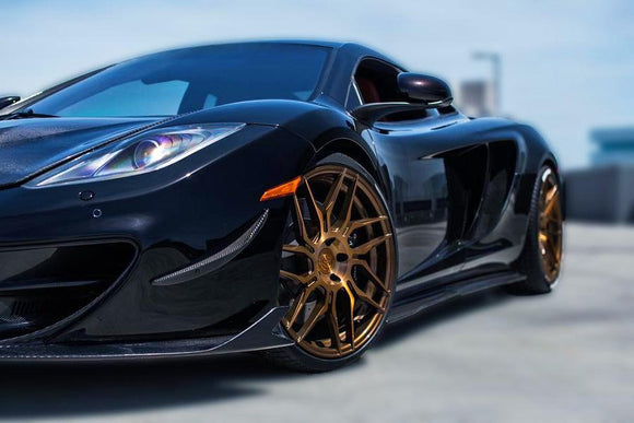 RZA Style Carbon Fiber Side Skirts - McLaren 650S & MP4-12C