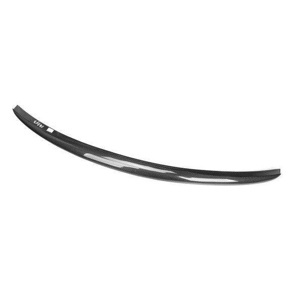 S4 Style Carbon Fiber Trunk Lip Spoiler - Audi B9 A4