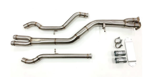 BimmerTrend S55 Single Midpipe (Brace Included)