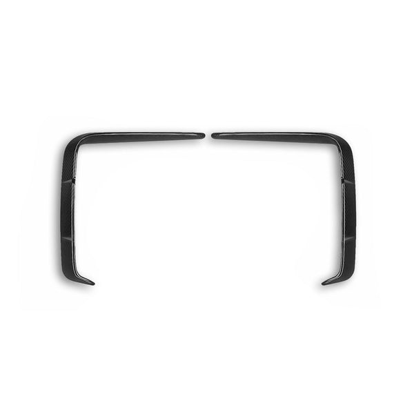 SQ Style Carbon Fiber Front Bumper Splitters - BMW G22/G23 4 Series