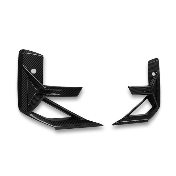 SQ Style Carbon Fiber Front Side Canards - BMW F97 X3M LCI
