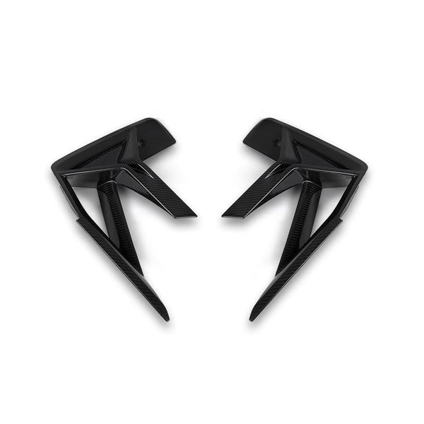 SQ Style Carbon Fiber Front Side Canards - BMW F97 X3M LCI